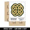 Clover Irish Celtic Knot Waterproof Vinyl Phone Tablet Laptop Water Bottle Sticker Set - 5 Pack